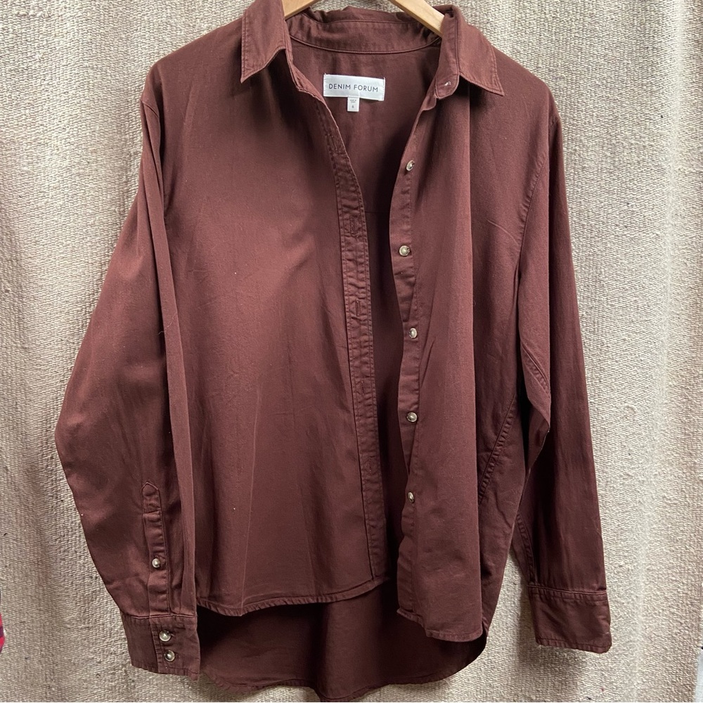 Aritzia Denim Forum Jane Shirt